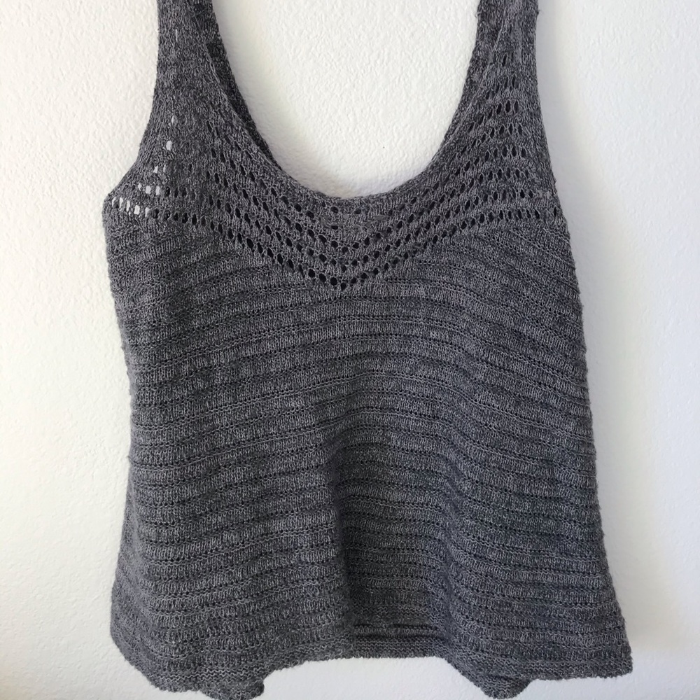 Sweater tank top